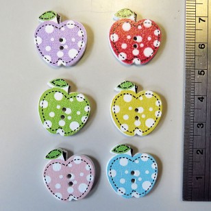 Houten knopen Appel Houten knopen Appel